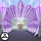 Jagged Glass Archway Background