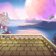 Thumbnail for Dyeworks Pink: Stunning Moon View Background