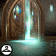 Mystical Jewelled Door Background