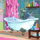 Thumbnail for Pastel Bathroom Background