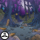 Eerie Purple Forest Collectors Background