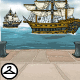 Daring Sea Captain Ship Background