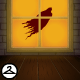 Haunted Silhouette Window Background