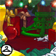 Thats a really big present under that tree.  No, wait... its your Neopet!