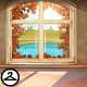 Look through this window to show you all the light of fall! This NC item was given out as a Premium Collectible reward in Y19.