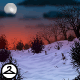 Winter Moon Background