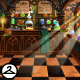 Witches Brew Coffee Shop Background