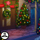 Christmas Porch Background