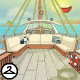 Live the high life on the open seas with your very own yacht! Comes with nautical pillows, oars, rope, and floatation devices! (sails not included)
