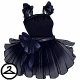 Black Ruffled Dress