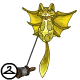 This kite has been crafted to look just like a Gold Mauket!