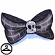 This spooky bow will go perfectly with that little black dress.