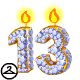 13th Birthday Diamond Wish Candle