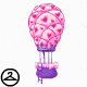Pink Heart Hot Air Balloon