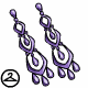 Lavender Chandelier Earrings