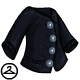 A simple black cardigan adorned with glimmering crystal buttons!