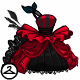 Thumbnail for Black and Red Promenade Dress