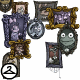 Thumbnail for Haunted Floating Picture Frames Garland