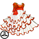 Thumbnail for Dyeworks Orange: Baby Holiday Ruffle Dress