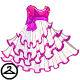 Thumbnail for Dyeworks Pink: Baby Holiday Ruffle Dress
