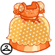 This adorable dress is even cuter on your baby! This item is only wearable by Neopets painted Baby. If your Neopet is not painted Baby, it will not be able to wear this NC item. This NC item was obtained through Dyeworks.