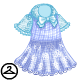 Baby Blue Fabric Dress