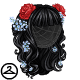 Dramatic Floral Wig