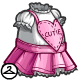 Pink Heart Overall Dress