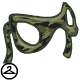 A camouflage eye mask to give you the ominous look of someone fearsome.