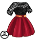 Thumbnail for Midnight Lace Holiday Dress
