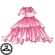 Thumbnail for Dyeworks Pink: Maraquan Peach Ruffled Gown
