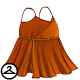 Thumbnail for Dyeworks Orange: Maraquan Velvet Dress