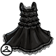 Thumbnail for Dyeworks Black: Maraquan White Lace Gown