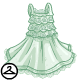 Thumbnail for Dyeworks Mint: Maraquan White Lace Gown