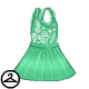 Thumbnail for Dyeworks Green: Shimmery Seashell Dress