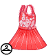 Thumbnail for Dyeworks Red: Shimmery Seashell Dress