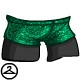 Thumbnail for Sparkly Green Shorts and Tights
