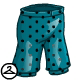 Turquoise Polka Dot Trousers