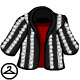 Thumbnail for Red Shirt and Sequin Stripes Jacket