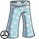 Thumbnail for Blue Snowflake Pyjama Trousers