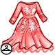 This dazzling dress will shine brighter than sunlight on the winter snow. This NC item was obtained through Dyeworks.