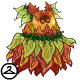 Thumbnail for Layered Autumn Leaf Dress