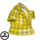 Thumbnail for Yellow Plaid Blazer & Skirt