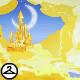 Dyeworks Yellow: Cloud Castle Background