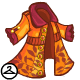 The autumn leaf pattern and colours on this coat are sure to keep a Neopets thinking about the fall.