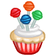 9th Birthday Candy Cupcake