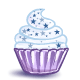 11th Birthday Constellation Cupcake