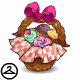Basket of Valentine Cupcakes