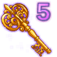 Ornate Room Key 5-Pack