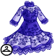Thumbnail for Dyeworks Purple: Dark Lace Dress